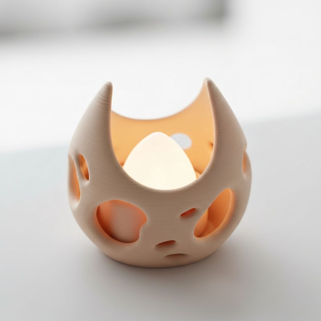 Portavelas orgánico - Decoración en impresión 3D de Sayra para hogar